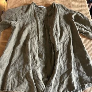 Elizabeth Suzann Olive Green Kara Top